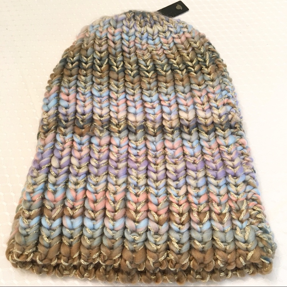 MULTICOLOR BEENIE WITH LUREX SHIMMER - Picture 9 of 10